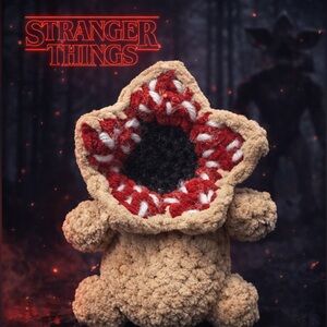 Handmade Stranger Things Crochet Demogorgon Plush